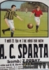 Plakát na zápas proti Spartě Praha dne 29.10.1911